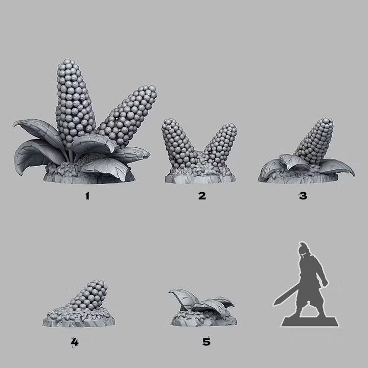 Strange Giant Corn — creator scale reference; reference figure not included