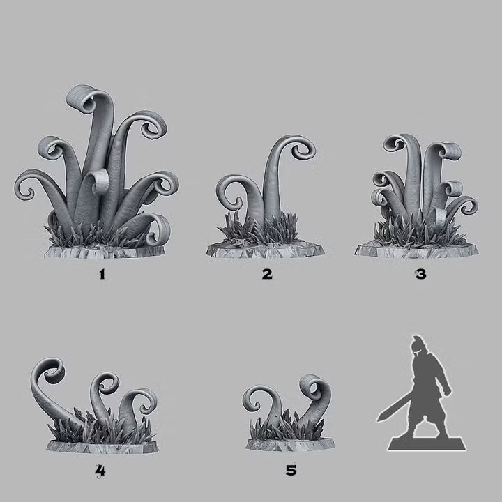 Void Tendril Flora — creator scale reference; reference figure not included