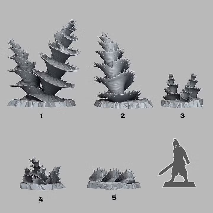 Martian Cactus — creator scale reference; reference figure not included